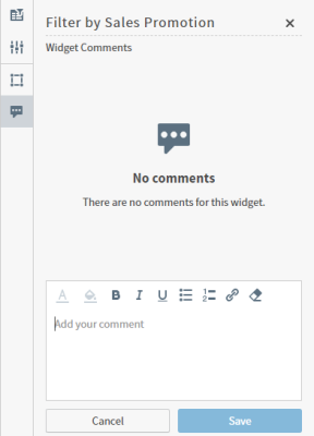 Use this work area to view and manage comments
